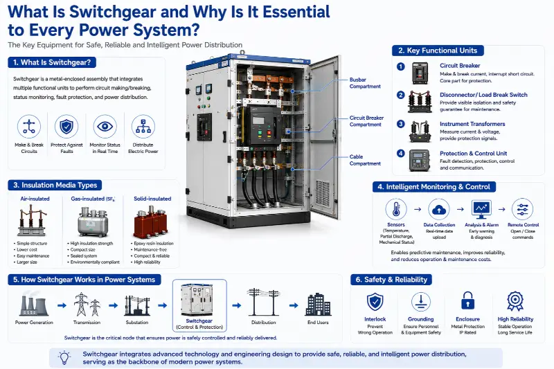 Varför är Switchgear nyckelnoden i moderna kraftsystem?